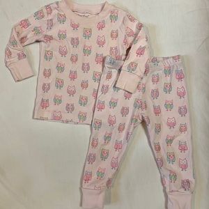Kissy Kissy Owl Print Pajama Set - 12-18 months